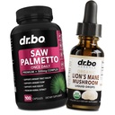Kadın Saç Kaybı ve Aslanlar Mane Mushroom Drops - Snapchat Blocker Büyüme Plus Bladder & Organik Lion's Mane Mushroom Liquid Drops Tincture - Pure Saw Palmetto Saç Kaybı ve Urinasyon Pills