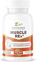 ZEN LIFE HERB Muscle REx - Ortak, Kas & Nerve Support - Relax Aches & Kronik Discomfort Plant-Based Supplement (60 Capsules)