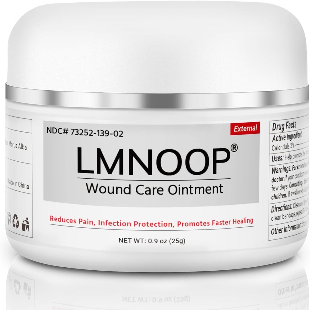 LMNOOP® Πόνο στο κρεβάτι, Κρέμα μέγιστης αντοχής για την προστασία της μόλυνσης και την επιδιόρθωση του δέρματος, γρήγορη επούλωση για διαβητικά τραύματα, πληγές πίεσης, Venous Ulcer, εγκαύματα, περικοπές, αποκόμματα