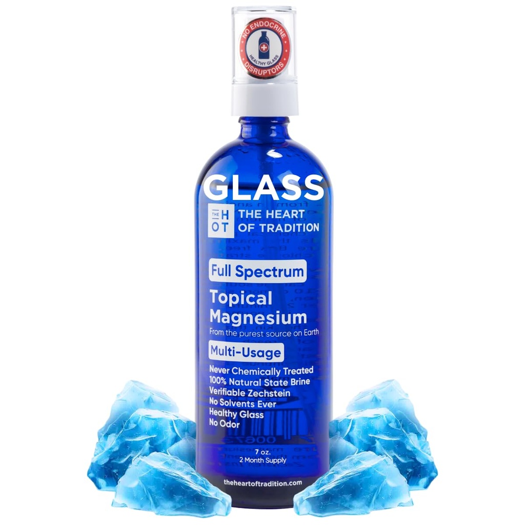 Eski Zechstein Denizi ve Trace Mineral 7 floz - Ayaklar için Transdermal Saf Magnezyum Yağı, Kas Rahatlama, Leg Cramps, Uyku ve Genel Sağlık