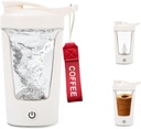 Ηλεκτρικό μπουκάλι shakeer, Φορητή πρωτεΐνη, Mixer Cup, USB C Shaker για Smooth Protein Shakes, BPA-Free, Tritan, 450ml, 16oz, Stir Cup, 500mAh Επαναφορτιζόμενο