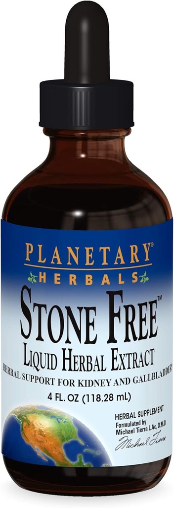 Gezegensel Herbals: Stone Free 4 oz. Sıvı