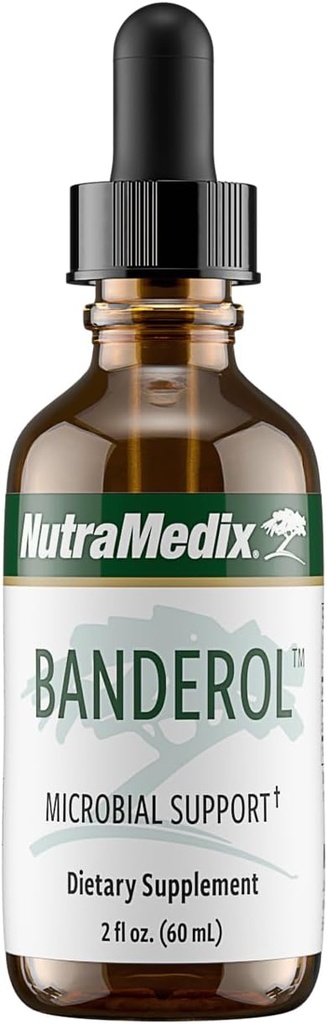 NutraMedix Daily Immune Support Supplement - Banderol Herbal Supplements for Immune System Support - Vegan Tincture - Bio available Otoba Bark Ekstras (2 oz/60 ml)