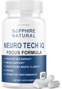 Nöro Tech IQ Brain Supplement Neurotech Iq Focus Formula Pills (60 Capsules)