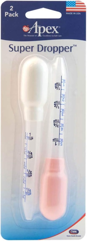 Apex Διπλό κιτ σταγονόμετρου (πακέτο του 2)