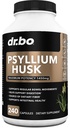 Psyllium Husk Capsule Fiber Supplement - Doğal Toz Capsules for Constipation Relief for Yetişkinler - Beslenmeli Fiber Pills & Daily Regularity Support - Bulk Seed Husks Digestion Supplements - Bulk Seed