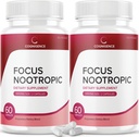 IDEAL PERFORMANCE (2 Pack) Cognigence Focus Nootropic Memory Booster Supplement Pills (120 Capsules)