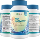 UltaLife Her Harmony Menopause Supplements for Women - Hot Flashes Menopause Relief & Hormon Balance for Women - Contains Black Cohosh, Dong Quai, Red Clover & More - Estrogen Free - 120 Capsules