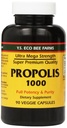 Propolis-Raw Un processinged 1000 mg Y.S. Organik Arı Çiftleri 90 Caps, Pack of 2