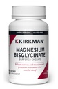 Kirkman - Magnezyum Bisglycinate Buffered Chelate - 180 Capsules - Relaxes Nerves & Muscles - Discovers Restful Sleep - Hipoallergenic