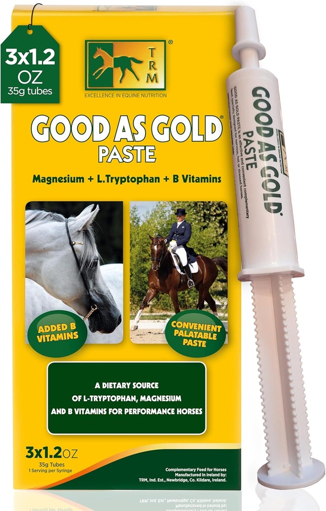 TRM Καλό ως Gold Equine Calming συμπλήρωμα επικόλληση για χαλάρωση και εστίαση 
