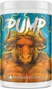 Yeraltı Biyo Laboratuvarları Panda Supps Pump: Stimulant-Free Pre-Workout, No-Clump Formula w/10G L-Citrulline Malate, Alpha GPC, Lions Mane,CognatiQTM, AmentoPumpTM 40 Scoops (Peach Gummy Ring)