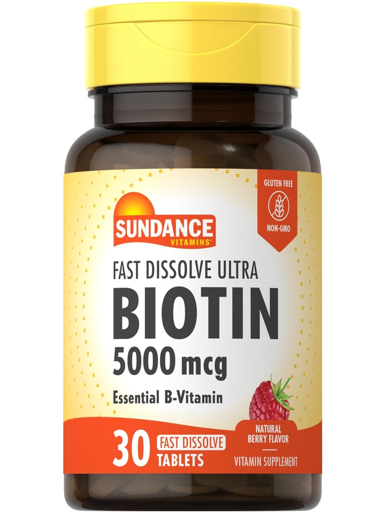 Sundance Fast Dissolve Biotin 5000mcg 