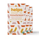 YS TEAS | Yardım Immunity Boost Tea | Echinacea, Eucalyptus, Mint, Linden, Thyme ve Natural Honey Flavor. Faciliteates Respiratory Health | 16 Çay Çanta - 3 Paket |