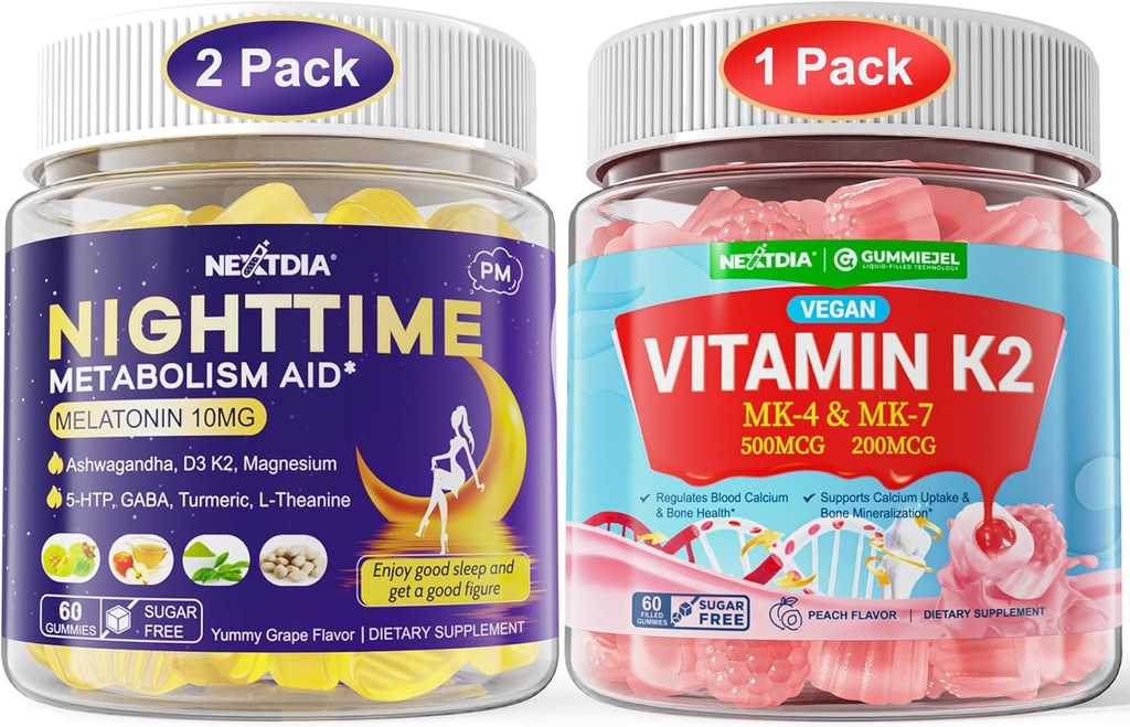 Grafik: Melatonin 10 mg 20 mg & Vitamin K2 Gummies