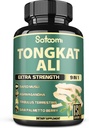 Satoomi 9in1 Tongkat Ali Root Extract 200:1 - Ashwagandha, Tribulus Terrestris - 5 Ay boyunca 150 Capsules - Güçlü, Enerji ve Sağlıklı Immune