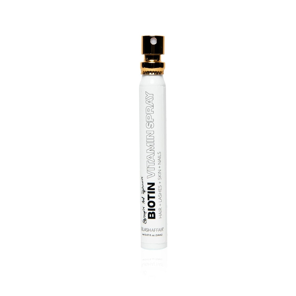 Lash Affair Biotin Supplements for Hair Skin and Nails growth, Vegan Biotin Mouth Spray with Vitamin C, E, Iron, and replicas, Gluten Free, Cruelty-Free, Made in the USA