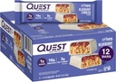 Quest Beslenme Crispy Blueberry Cobbler Kahraman Protein Bar, 16g Protein, 1g Sugar, 3g Net Carb, Gluten Free Protein Snack, Keto Friendly, 12 Count Count Count Count Count Count