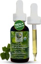 Paradise Wild Mediterranean Oil of Oregano'nun %75+ Carvacrol (1 fl oz) sertifikalı Oregano Oil Organic Drops in Extra Virgin Olive Oil for Immune* & Respiratory* Support, Approx 450 Servisleri