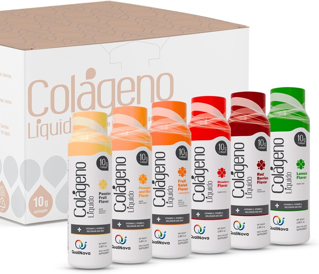 Kadınlar ve Erkekler için Hidrojektif Sıvı Kolajı (30 Pack) -3X Hızlı Aorpsiyon, Anti-Aging, Saç Büyüme ve Ortak Destek- Bireysel Shots- 6 Trovors