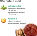Ashwagandha Βιταμίνη D Gummies 