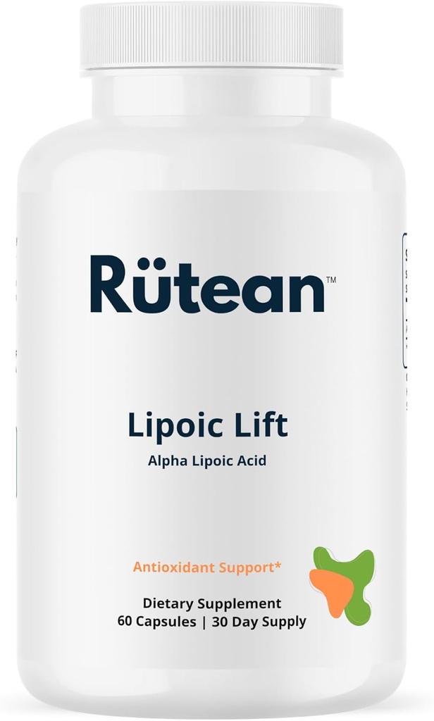 Alfa Lipoic Asit - Lipoic Lift - Liver Support, Nerve Health & Cardiovascular Health - Premium Alfa Lipoic Asit - 60 Capsules - Gluten Free, Vegetarian Capsules, Soy Free & Non-GMOS