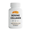SIRUNES Bovine Collagen Supplements for Men and Women I Hydrolyz Grassed Fed Bovine Collagen Peptides Diyetary Supplement for Common, Nerve & Bone Support - Non-GMO, Anti-Aging - 100 Capsules