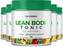 Lean Bodi Tonic Powder Official Formula, LeanBodi Tonic All Natural - Maximum Strength with Vitamin B6, BCAA, LeanBodi Powder Support, Lean Bodi Advanced Formula Reviews (5 Pack)