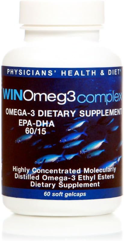 WestOmeg3complex 60/15 EPA - DHA Farm-Grade Omega 3 (60 Kont/30 Hizmet) 1080 mg EPA