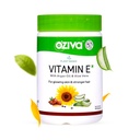 OZiva Plant %100 Doğal Vitamin E + Aloe Vera + Glowing Skin & Güçlü Saç, 30 Veg Capsules, Non GMO