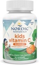Nordic Naturals Kids Vitamin C Gummies - Tangy Tangerine - 60 Gummies - Vegan C Supplement - Çocuk Immunity and Antioxy Support - 250 mg per Service - 30 Servisler