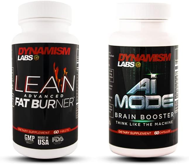 MANDFUP DynamismLabs Peak Performance Bundle - Lean Advanced Fat Burner και AI Brain Booster