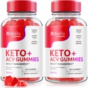 NutraRize (πακέτο των 2 ActivLife Keto + ACV Gummies για Σύνθετη απώλεια βάρους, Σύνθετη Φόρμουλα, Κριτικές (120 Gummies)