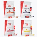 Tom Brady tarafından Hızlı Hydration için TB12 Elektrolyte Toz, 4-Pack Stickpacks (Lemonade, Blueberry Pomegranate, Fruit Punch & Peach), Natural, Easy to Mix. Low Sugar, Low Calorie (60 Hizmet)