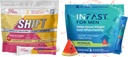 Real Ketones Διαλείπουσα Fasting Drink Mix Bundle για την απώλεια βάρους Υποστήριξη Raspberry Lemon Shift Ηλεκτρόλυτες & Διαλείπουσα νηστεία Ηλεκτρόλυτες για τους άνδρες με BHB Εξωγενή Κετόνες (30 Count Each)