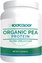 Dr. Izabella Wentz | Organik Pea protein | USDA Sertifikalı Organik Pea proteini 20g Plant proteini ile hizmet | Doğal Vanilla Flavor | 454g / 15 Hizmet