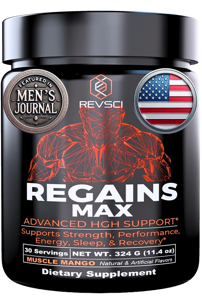 HGH Erkekler ve Kadınlar için Tamamlar, REVSCI Geri Döndü Max Amino Asits Supplement, Post Workout Recovery Toz, Dövme Kas Recovery & Muscle Builder for Men, HGH İnsan Büyüme Hormonu Tamamlama Tamamlayıcısı