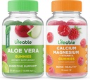 Lifeable Aloe Vera +dis Magnezyum, Gummies Sche - Great Tasting, Vitamin Supplement, Gluten Free, GMO Free, Chewable