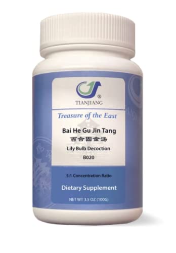 Doğu Hazinesi, Lily Bulb Decoction - Bai He Gu Jin Tang (5:1 Yoğun Herbal Türlü Granules, 100g)