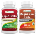 Best Naturals Apple Pectin 700 mg & Magnesium Oxide 500 mg
