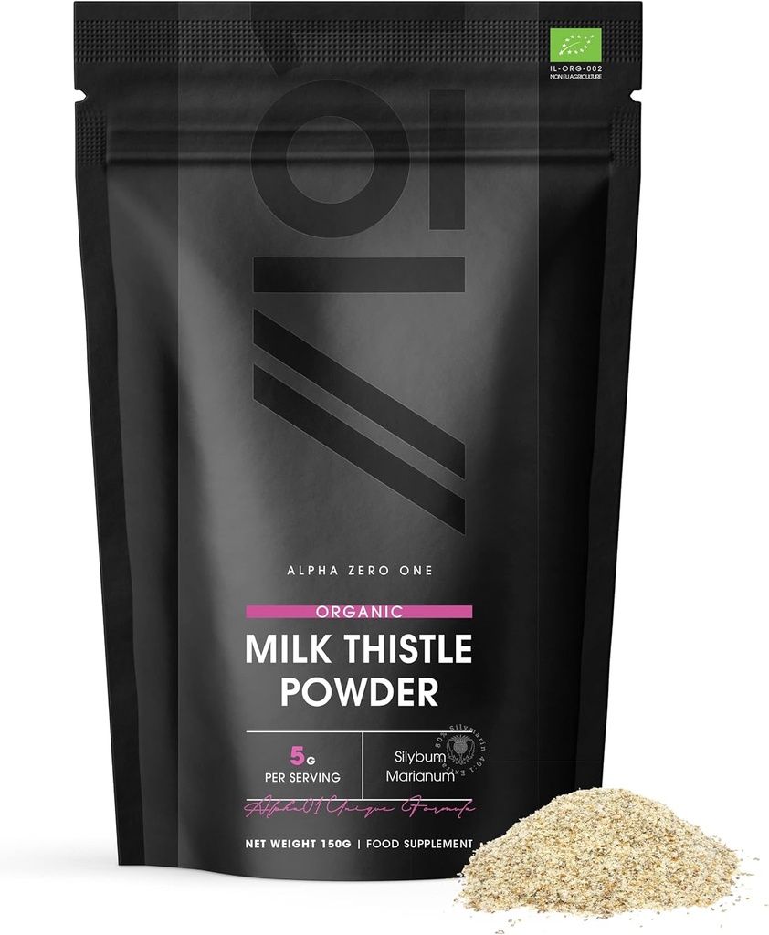 Organik Süt Butle Toz 150g - Temizlerin Silymarin Kaynağı - Cold-Pressed Milk Butle - Vegan, Raw, Non-GMO.