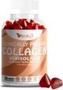 VITINITY VERISOL® HST+HA+VIT C Collagen Hard Chewy Gummies Klinik olarak Proven Beauty. Şirketer,Smoother Skin,Fewer Wrinkles,Redük Hücreülite. İçinden Gerçek Güzellik. The Look-Good Feel- Good -30 Day Supply