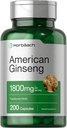 Horbäach Αμερικάνικες κάψουλες Ginseng 