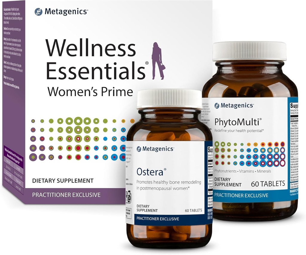 Μεταγονική Ostera - 60 δισκία, PhytoMulti χωρίς σίδηρο - 60 δισκία, και Wellness Essentials Γυναικείος Πρωτεύων - 30 κόμης