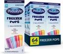 Pedialyte Electrolyte Çözüm Freezer Pops, Hydration Diversity Pack – Grape, Blue Raspberry, Cherry, Orange, Pack of 64