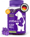 Probears® Melatonin & B6 Çocuklar ve Yetişkin - Tüm Cinsiyetler Için Doğal Melatonin & B6 Vitamini - Gluten-Free, Gelatin-Free, Halal - 60 Kont
