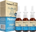 NaturaNectar Bee Propolis Nasal Mix Saline Sinus Rinse & Relief | Pure Brezilyalı Propolis & Materialss | Gentle & No Burning Sensation | Nasal Guardian | Etik Arı Bakımı | 1 FL Oz | 3 Pack