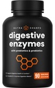 NutraChamps Digestive Enzymes with Probiyotiks and Prebiyotiks for Women & Men - 90 Vegan Capsules with Bromelain for Bloating & Optimal Gut Health