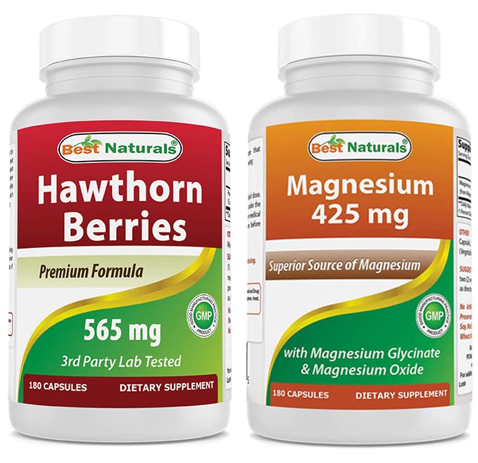 En İyi Doğallar Hawthorn Berry 565 mg & Glycinate 425 mg