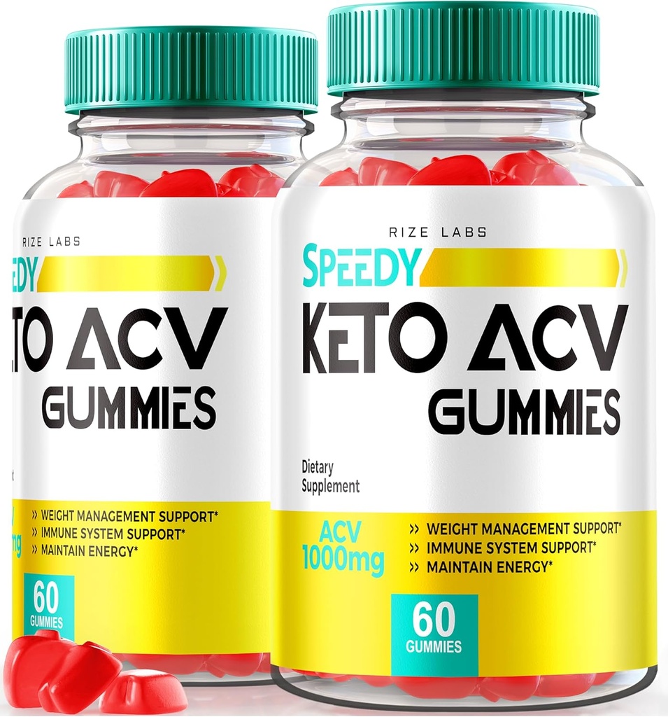 Laboratuvarları – Speedy Extreme Keto Plus ACV Gummy for Advanced Kilo Kaybı Apple Cider Vinegar 2000 mg Supplement (120 Gummies)